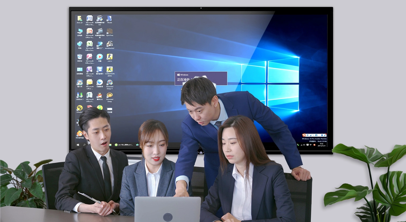 ホワイトボード、PC、会議用オールインワン