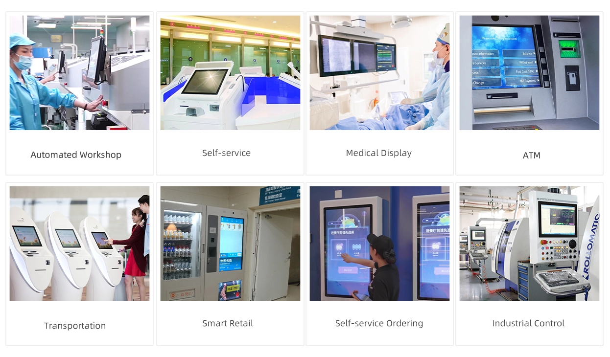 オープンフレーム型タッチパネルPC 9.7～55インチ（2Cシリーズ）