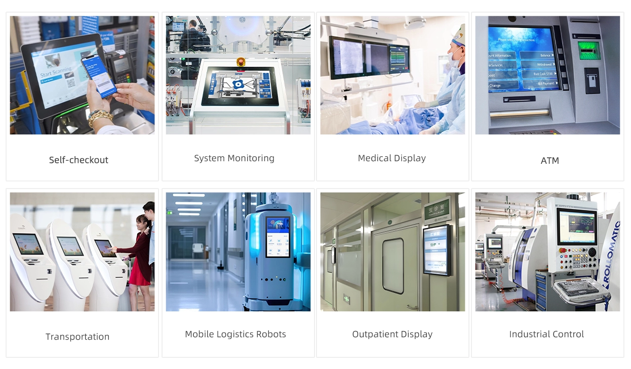 フレームレスタッチモニター 7～27インチ（3Aシリーズ）