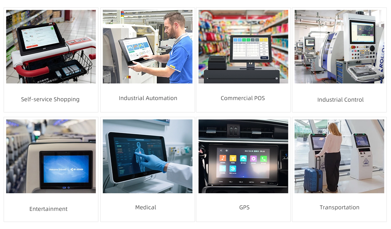 静電容量式タッチスクリーン（3.5～13.3インチ）