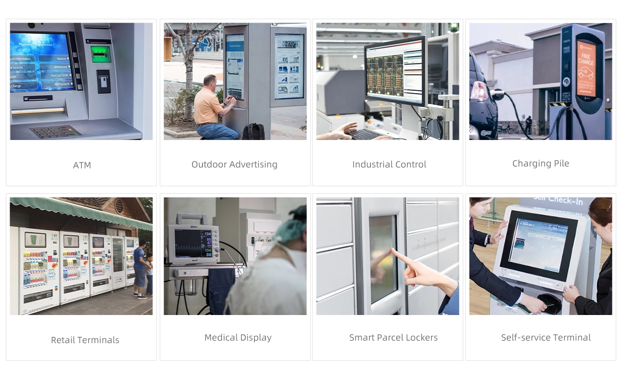 防水赤外線タッチスクリーン 10.4～21.5インチ（TEシリーズ）