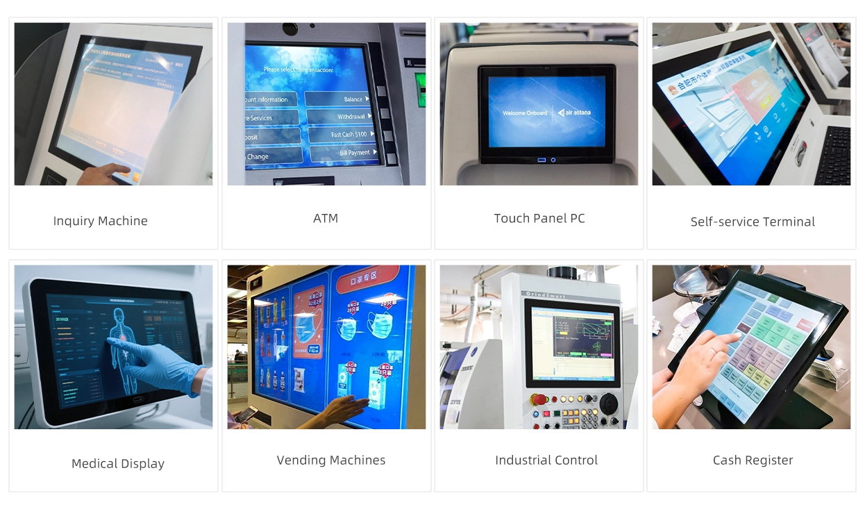 静電容量式タッチスクリーン（10.4～23インチ）