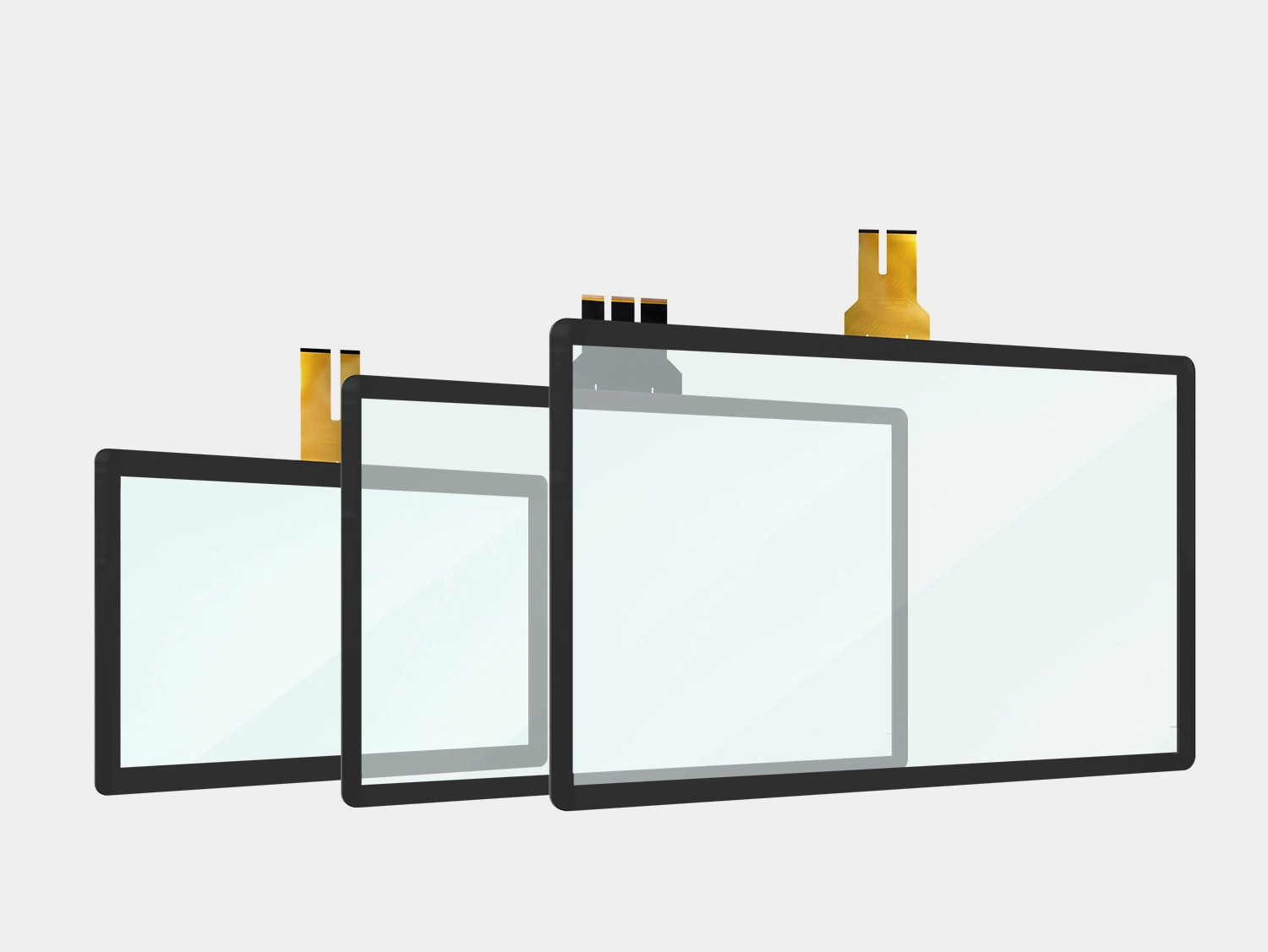 静電容量式タッチスクリーンの概要｜機能と構造｜接続とシステム｜複数のサイズをご用意