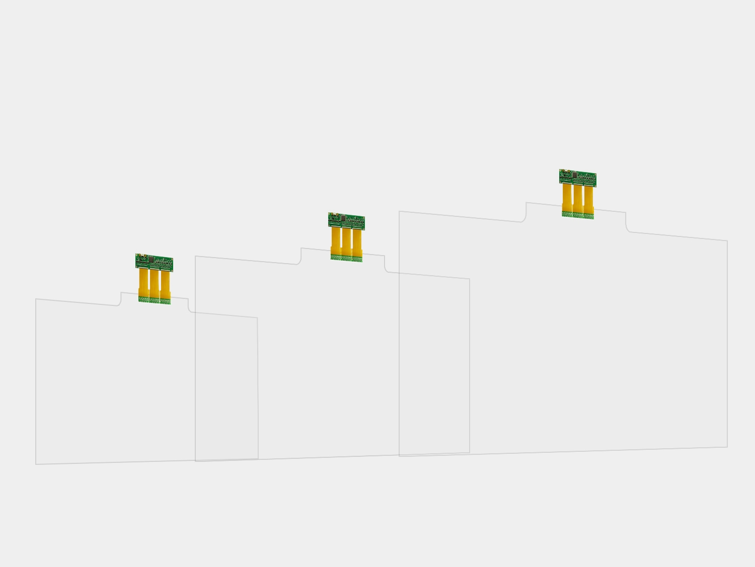 静電容量式タッチフォイルの概要｜機能と構造｜接続とシステム｜複数のサイズをご用意