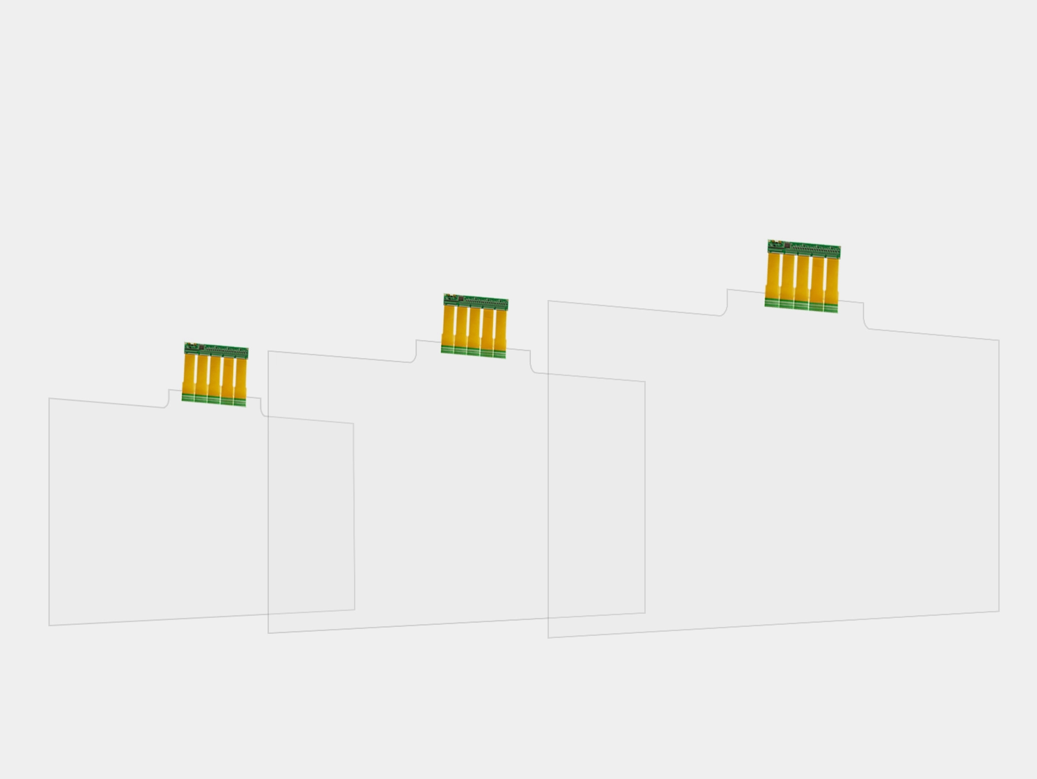 静電容量式タッチフォイルの概要｜機能と構造｜接続とシステム｜複数のサイズをご用意