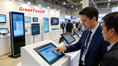 グリーンタッチ工業用タッチディスプレイ