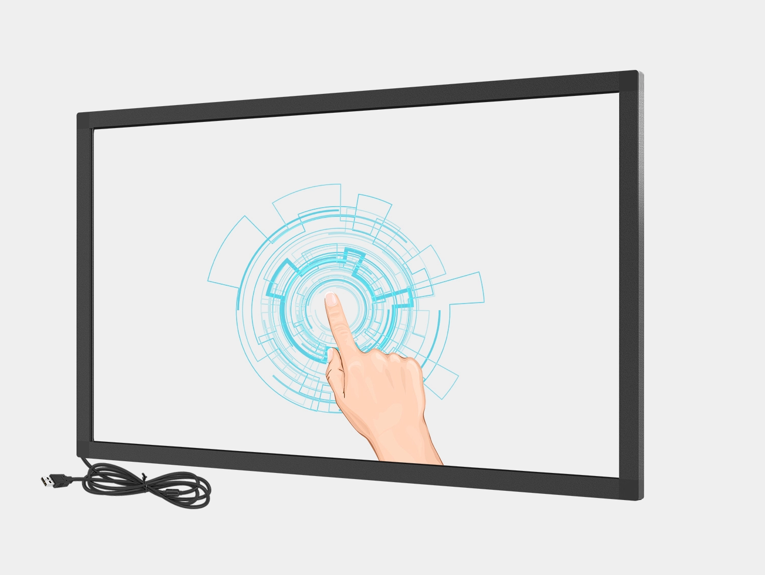 TF赤外線タッチフレームの概要｜機能と構造｜接続とシステム｜複数のサイズをご用意