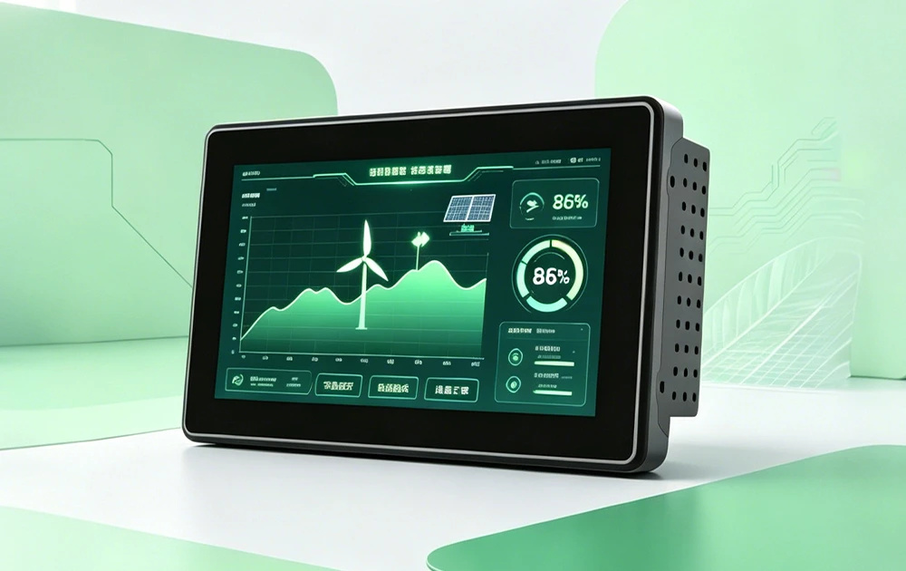 Life Cycle Carbon Footprint Assessment and Green Manufacturing of Industrial All-in-One Touch PCs